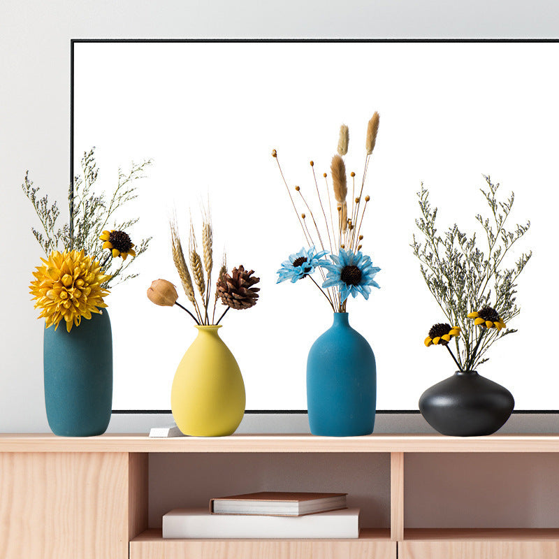 Coloured Ceramic Vase