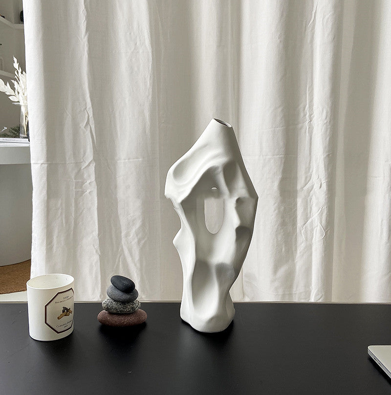 Medieval Style Sculpture Vases