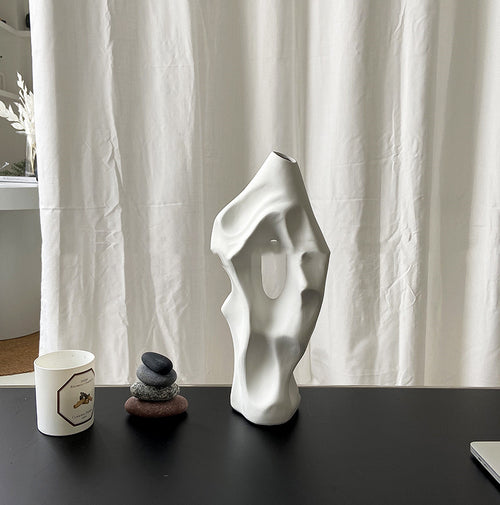 Medieval Style Sculpture Vases